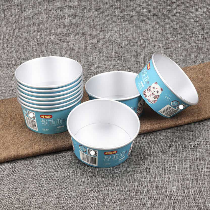 Bol de hârtie kraft din aluminiu