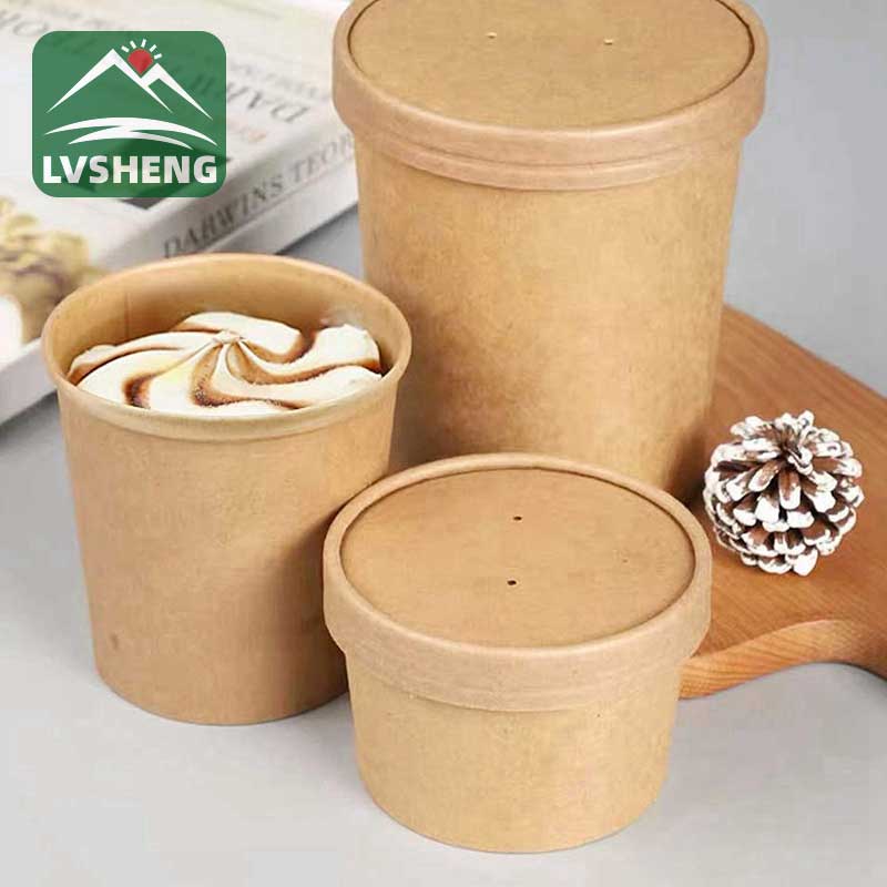 China Bol de hârtie de supă de 32 oz