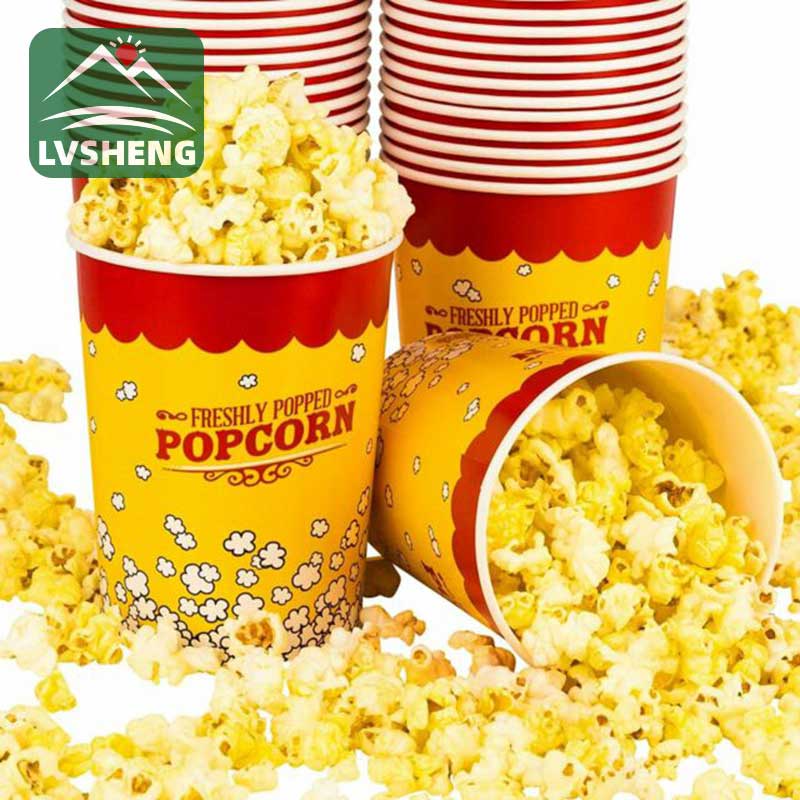 Popcorn cu găleată de hârtie